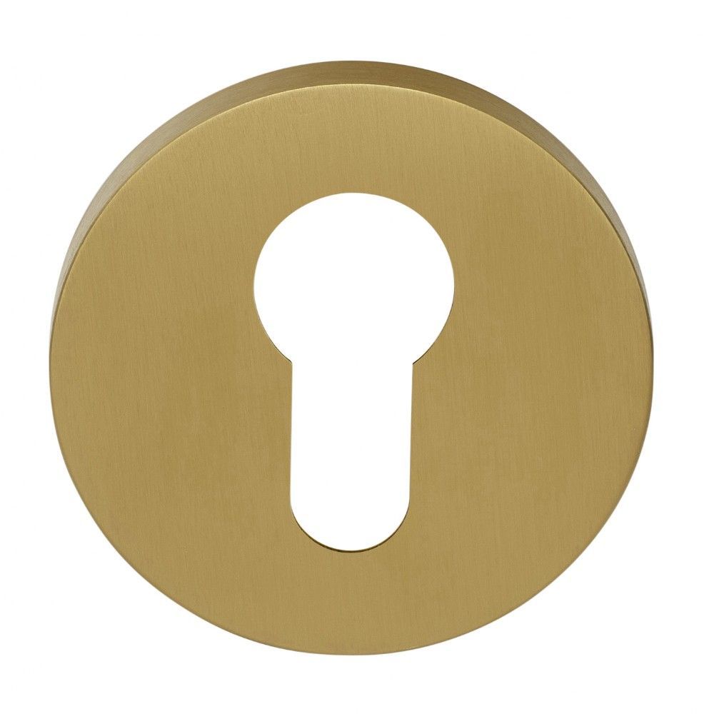 Cilinderplaatje Rivio by Gensler GLY53 - PVD mat goud