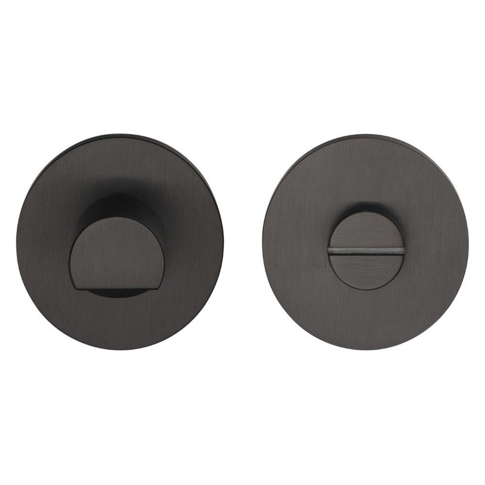 Toilet/badkamersluiting zonder indicatie Rivio by Gensler GLWC53ZI - PVD mat zwart