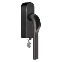 Rivio by Gensler GL100-DKLOCK-O draaikiepgarnituur afsluitbaar linksdraaiend - PVD mat zwart