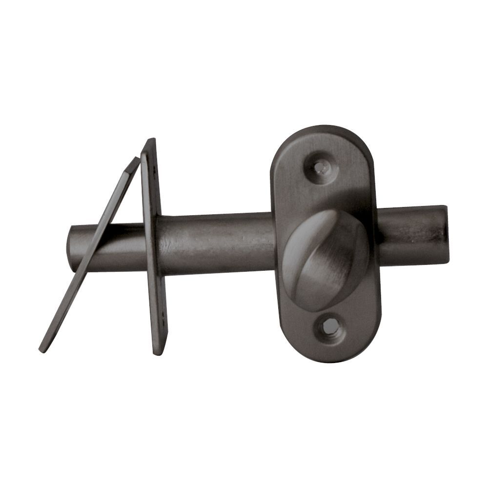 Insteekgrendel/voordeurgrendel 50mm - PVD gun metal