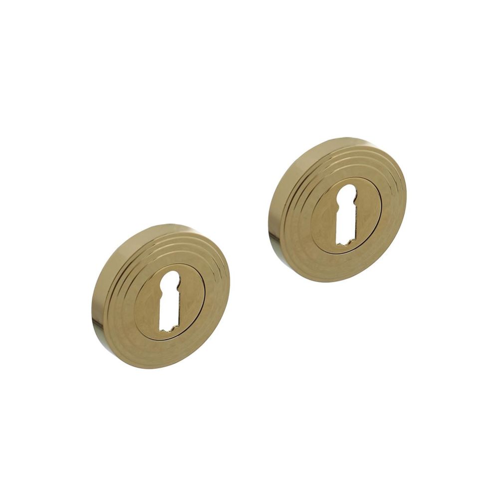 Intersteel sleutelrozetten met ril - PVD messing