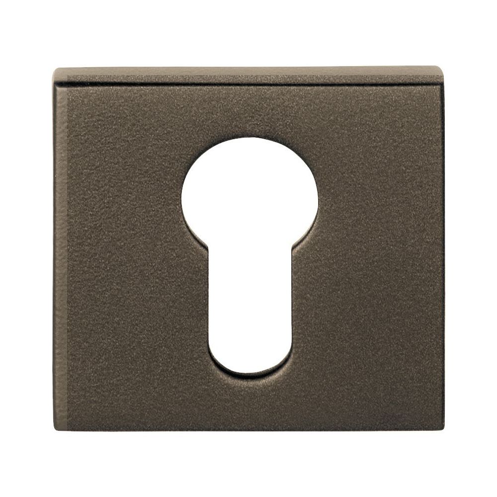 Cilinderplaatje SQUARE LSQBY50 - brons
