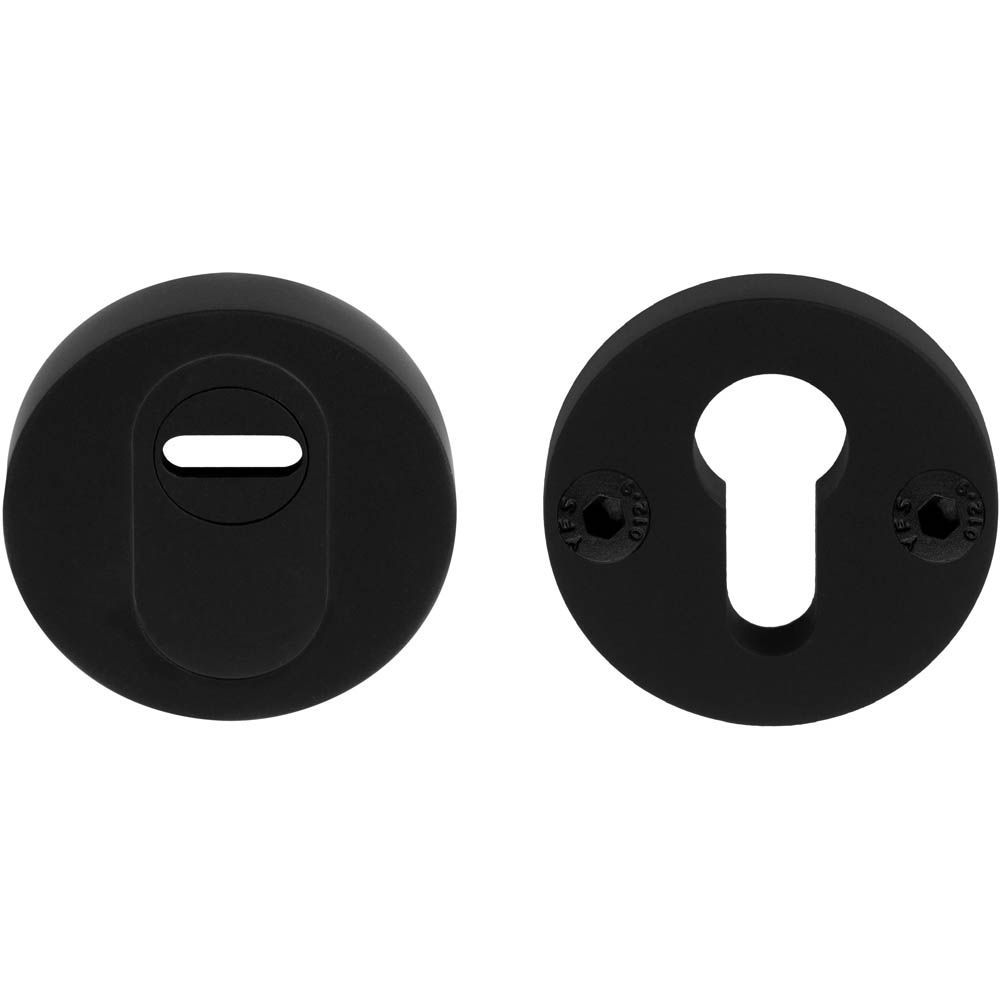 Piet Boon ONE PBVEIL-KT veiligheidscilinderrozet met kerntrekbeveiliging SKG*** - mat zwart