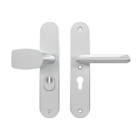 AXA Edge Plus Smal Veiligheidsbeslag PC110 Met Kerntrekbeveiliging Kruk Kruk Aluminium F1