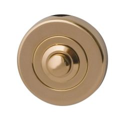 Beldrukker Nika - messing ongelakt