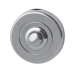 Beldrukker Nika - chroom