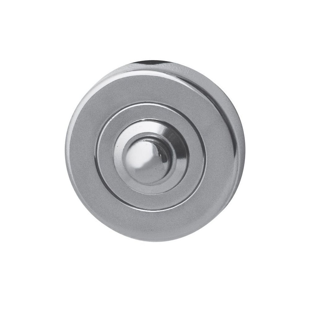 Beldrukker Nika - chroom