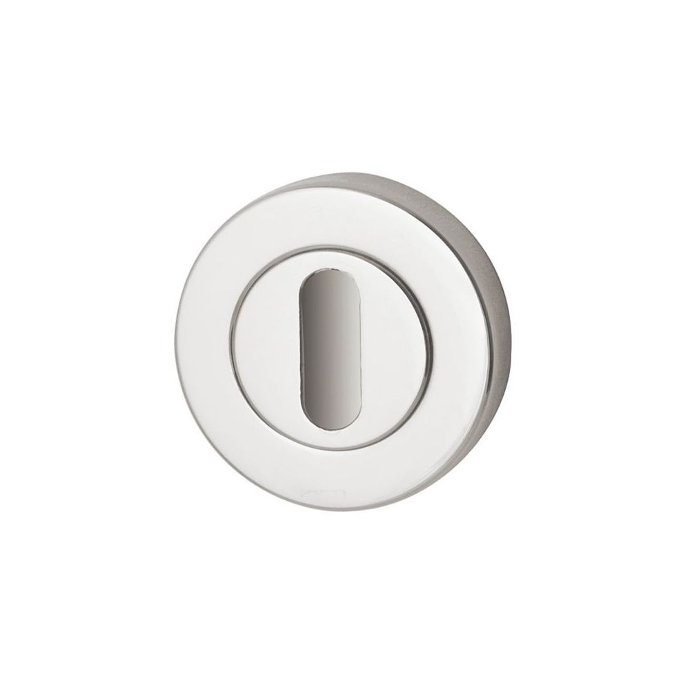 Nika sleutelrozetten - glans nikkel