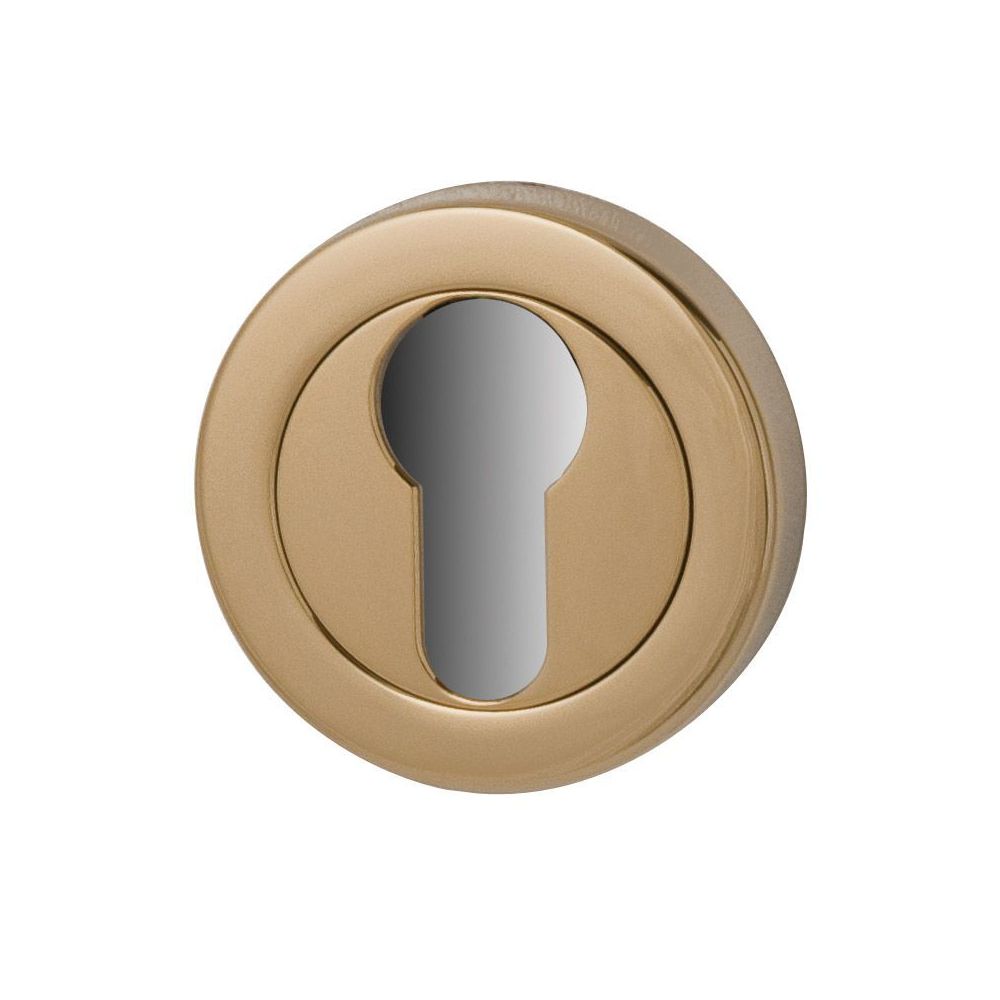 Nika cilinderrozetten - messing ongelakt