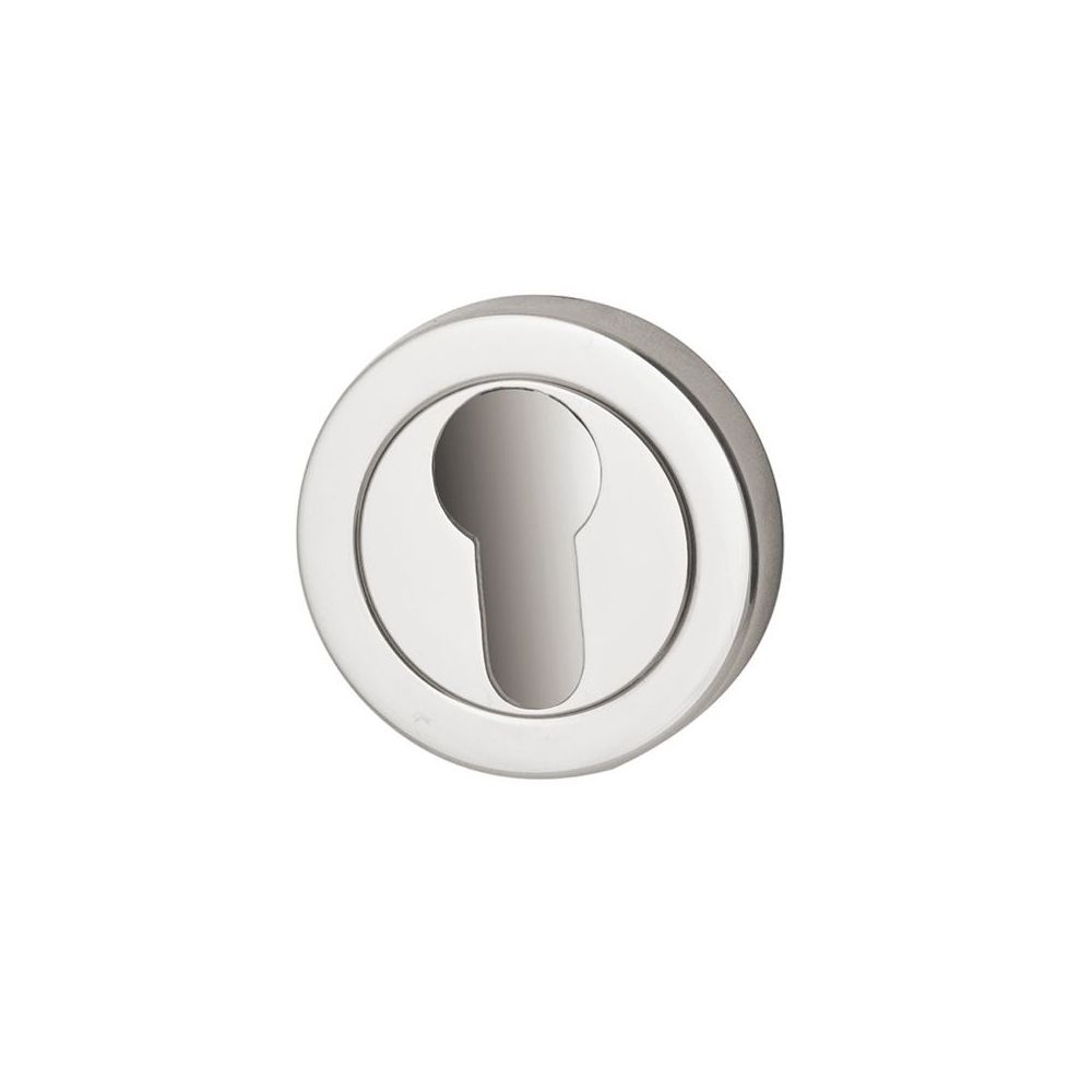 Nika cilinderrozetten - glans nikkel