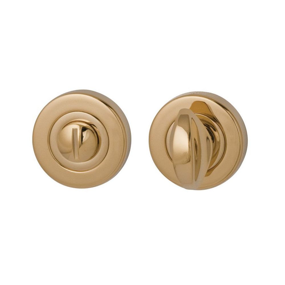 Nika toilet-/badkamersluiting rond 8mm - PVD messing