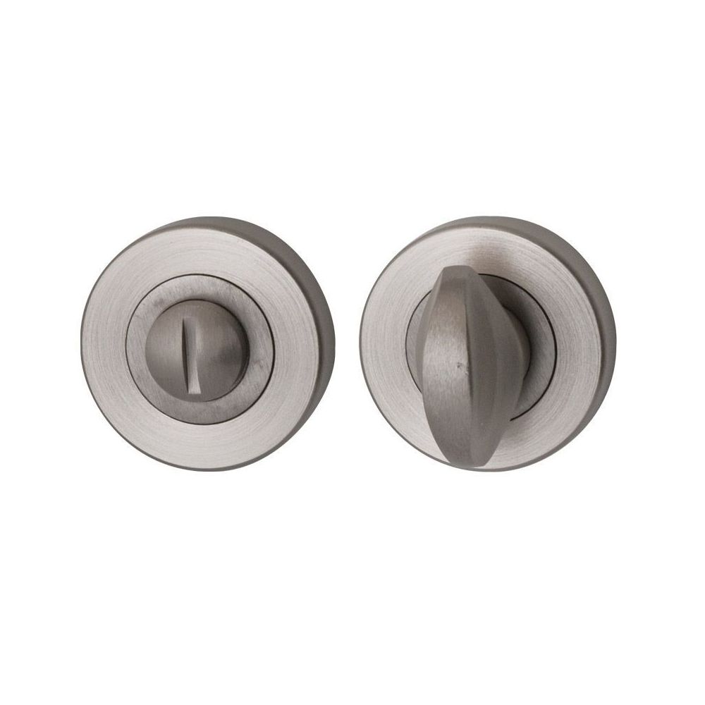 Nika toilet-/badkamersluiting rond 8mm - mat nikkel