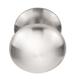 Voordeurknop BASICS LB65V vast op rozet - PVD mat RVS