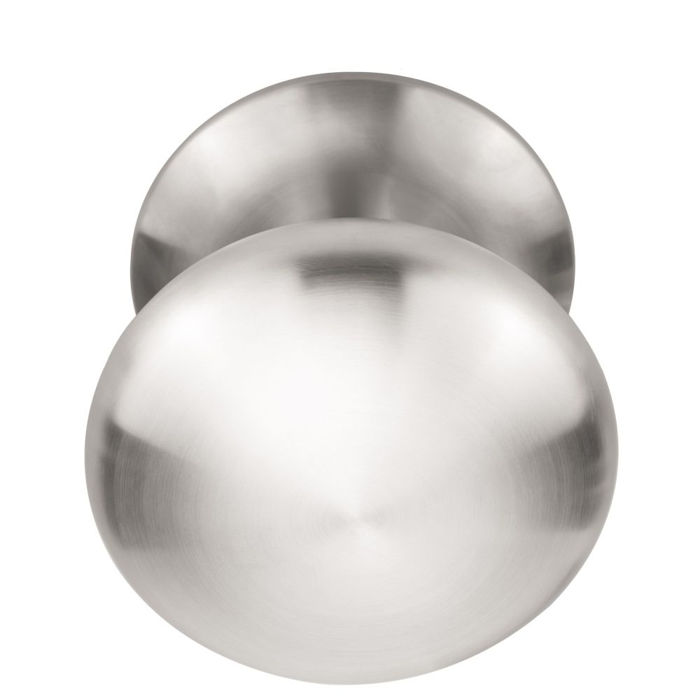 Voordeurknop BASICS LB65V vast op rozet - PVD mat RVS