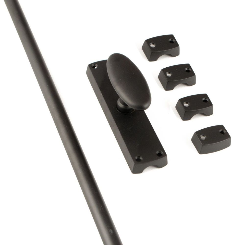 Raamespagnolet 150cm - zwart