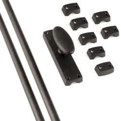 Raamespagnolet 300cm - zwart