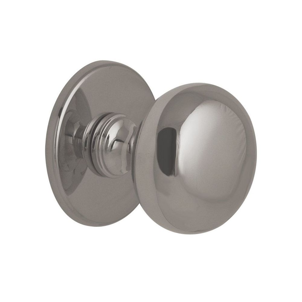 Voordeurknop IRIS 56mm - PVD glans nikkel