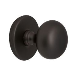 Voordeurknop IRIS 72mm - puurzwart