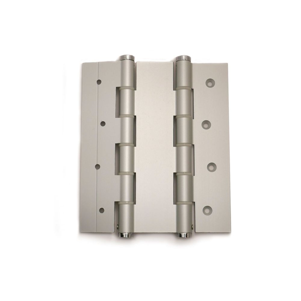 Deurveerscharnier dubbelwerkend 180/50mm - zilvergrijs