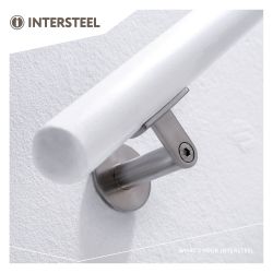 Intersteel Leuninghouder zwaar hol zadel - RVS