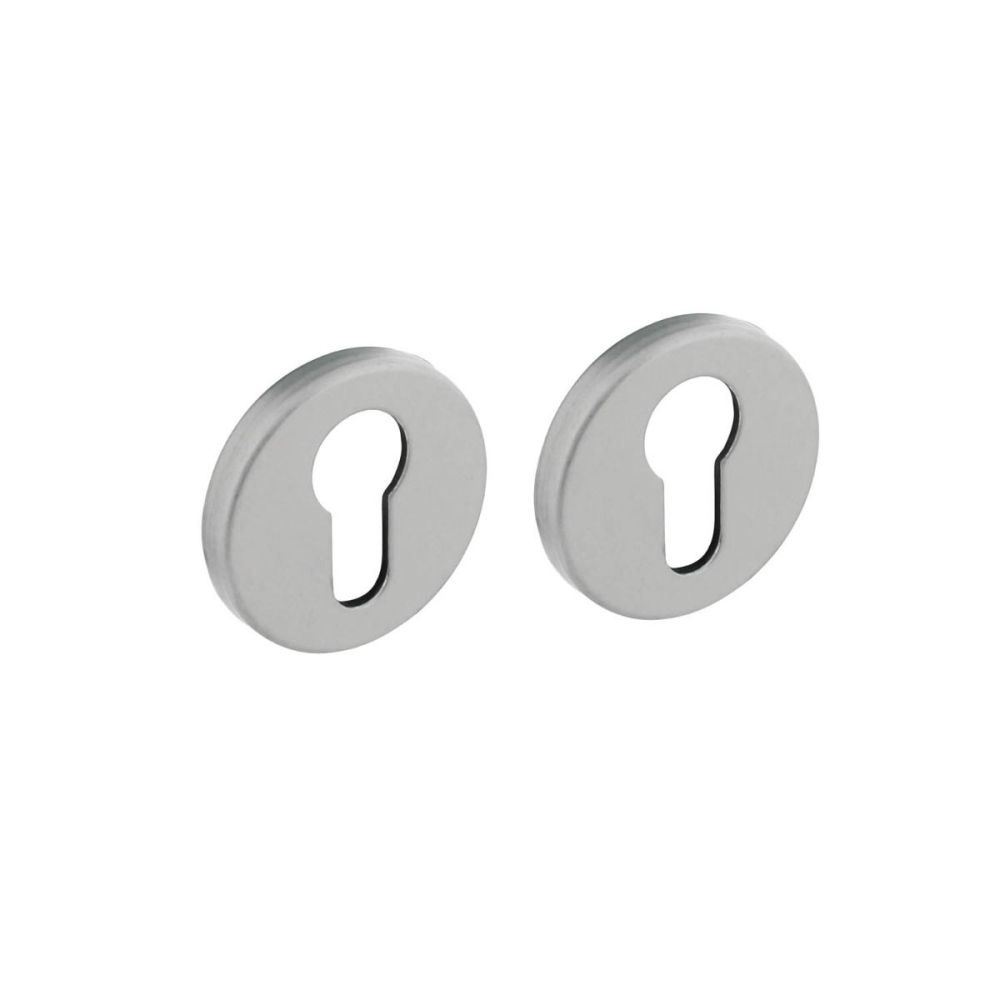 Intersteel rozetten met profielcilindergat ø50x7mm - aluminium