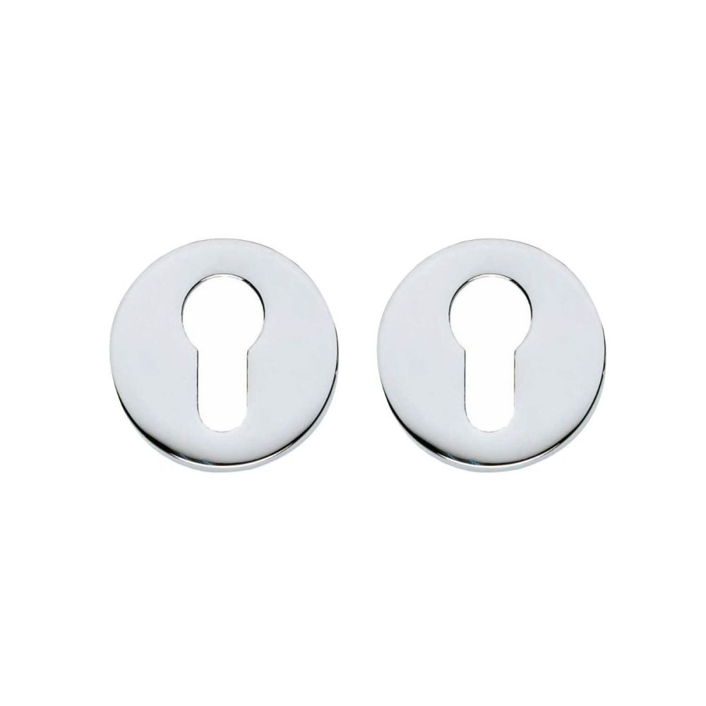 Intersteel rozetten met profielcilindergat verdekt 50x8mm - chroom