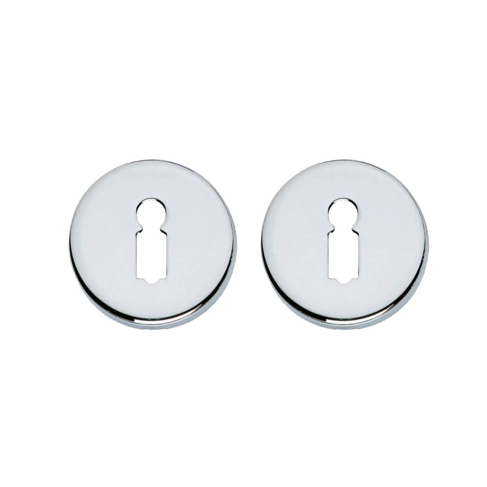 Intersteel rozetten met sleutelgat verdekt 49x7mm - chroom