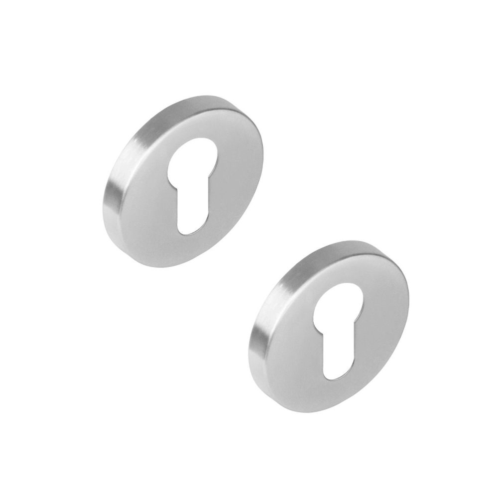 Intersteel Rozet met profielcilindergat verdekt 51x10mm ATP - RVS