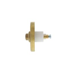 Intersteel Deurbel rond verdekt ø49x7mm - messing getrommeld