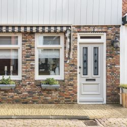 Voordeurset Silvia 3-delig rechts - PVD gun metal