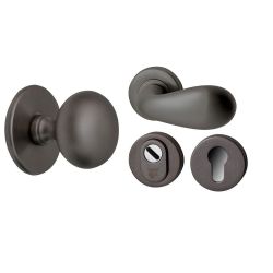 Voordeurset Olympia 3-delig links - PVD gun metal