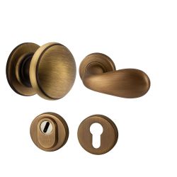 Voordeurset Olympia 3-delig links- mat brons