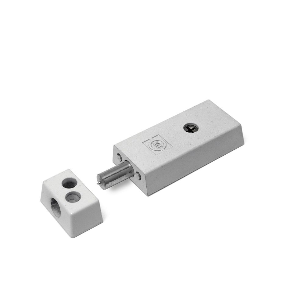 Oplegslot voor ramen en deuren met kruissleutels - wit