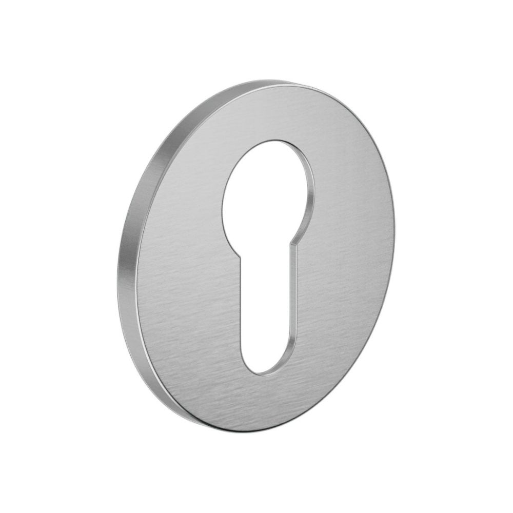 Fine cilinderrozetten - mat chroom