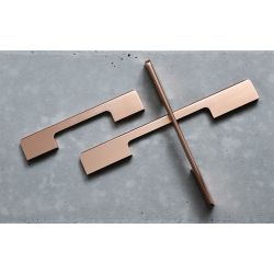 Meubelgreep 10x25x128 mm - koper