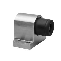 Deurstopper Robusto vloermodel met geveerde stootbuffer - RVS