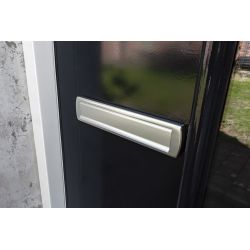 AXA briefplaat Curve Plus - aluminium naturel