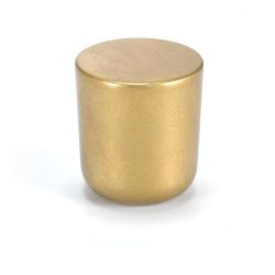 Meubelknop mini ø15mm - messing getrommeld