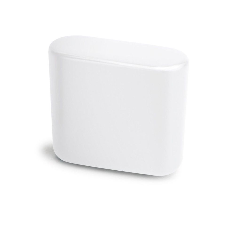 Meubelknop mini 27x11mm - wit