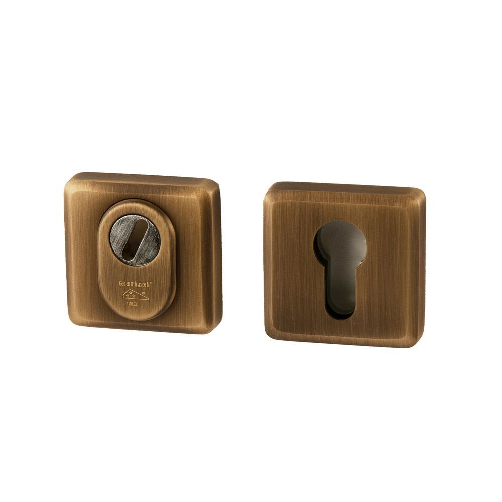 QBE SKG3 UTB veiligheidsrozetten - mat brons