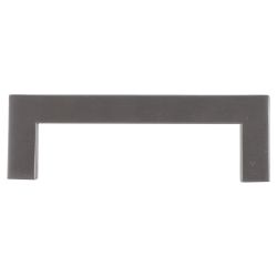 Meubelgreep vierkant 12x12x96 mm - gun metal