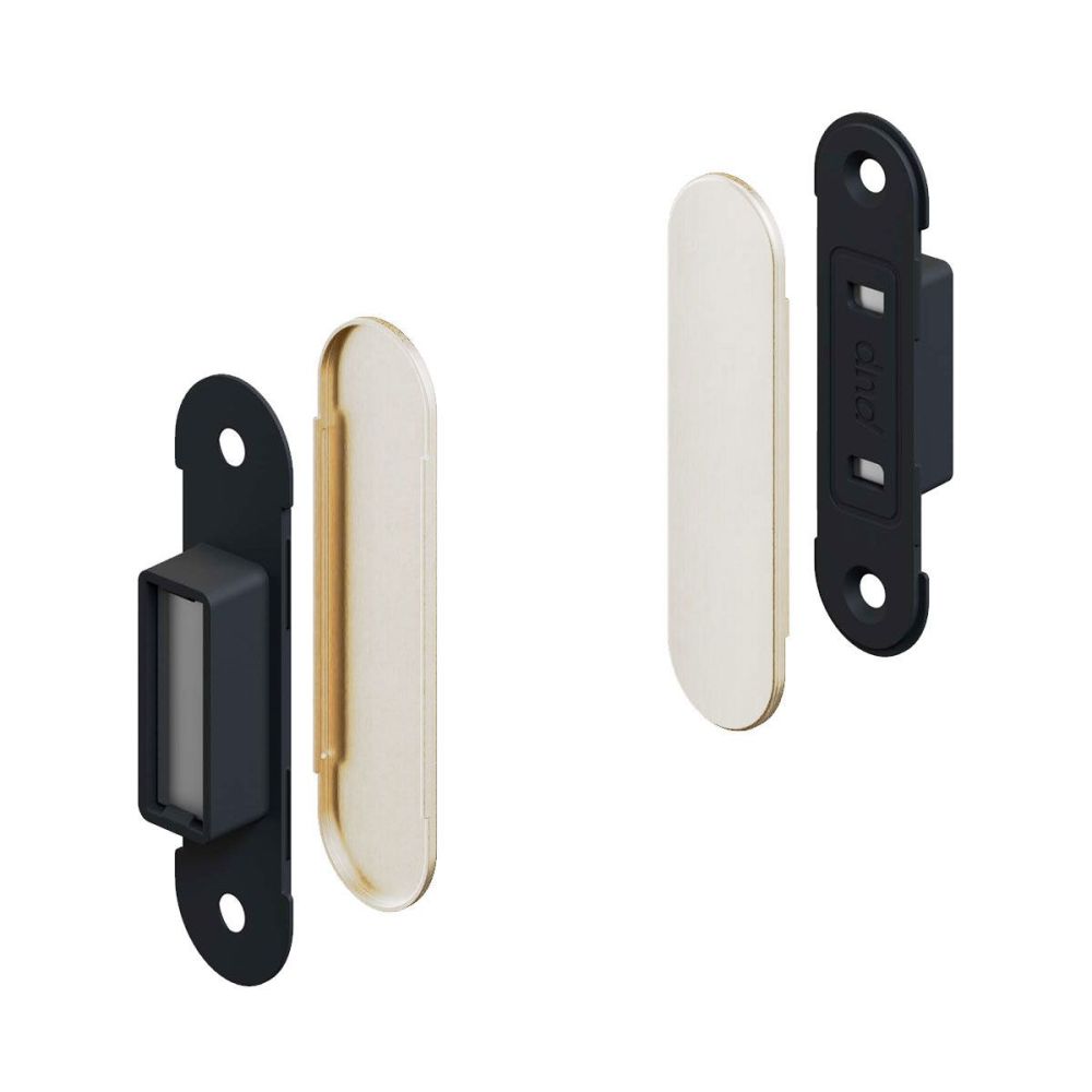 DND Dynamic magnetische deursluiter - PVD glans nikkel