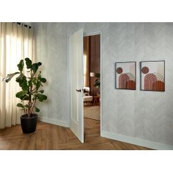 Intersteel deurkruk Q 05 op rozet verdekt 53x53x6mm -  PVD brons