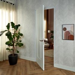 Intersteel deurkruk Q 01 op rozet verdekt ø52x6mm -  PVD brons