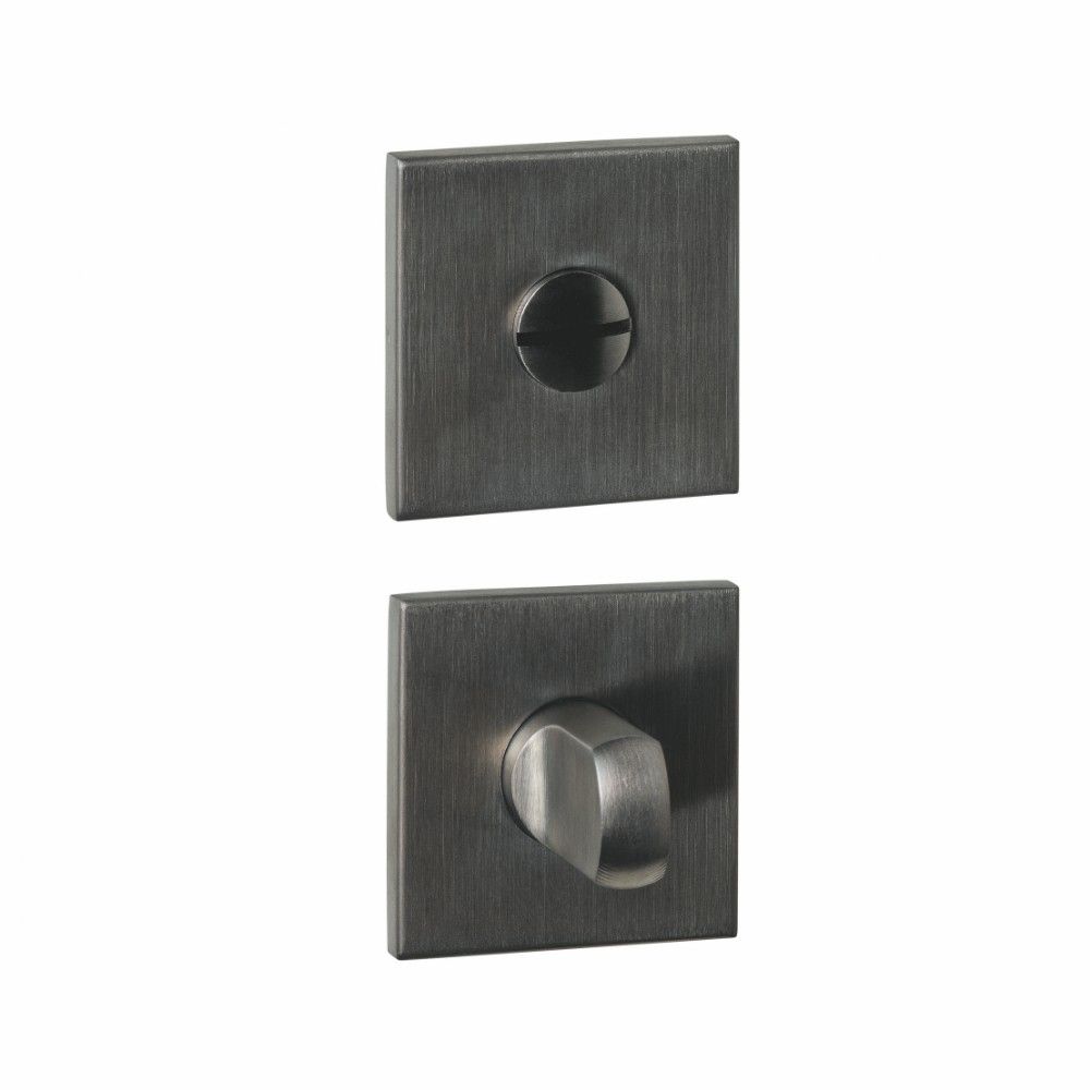 Intersteel WC-sluiting verdekt 53x53x6mm -  met stift 6-8mm -  PVD antraciet