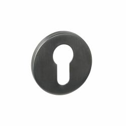 Intersteel cilinderrozetten verdekt ø52x6mm -  PVD antraciet