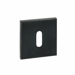 Intersteel sleutelrozetten vierkant verdekt 53x53x6mm -  PVD zwart