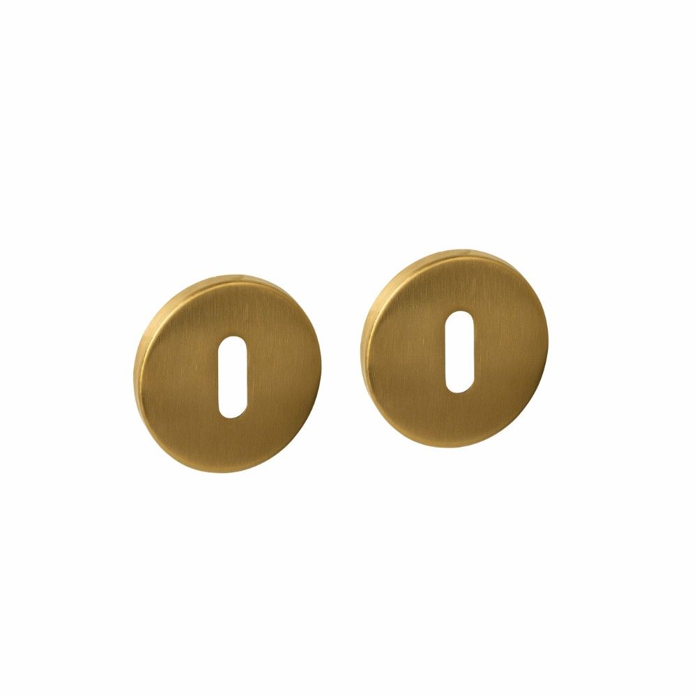 Intersteel sleutelrozetten verdekt ø52x6mm -  PVD messing mat