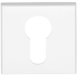 Cilinderplaatje SQUARE LSQBY50 - wit