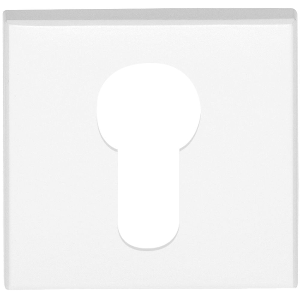 Cilinderplaatje SQUARE LSQBY50 - wit